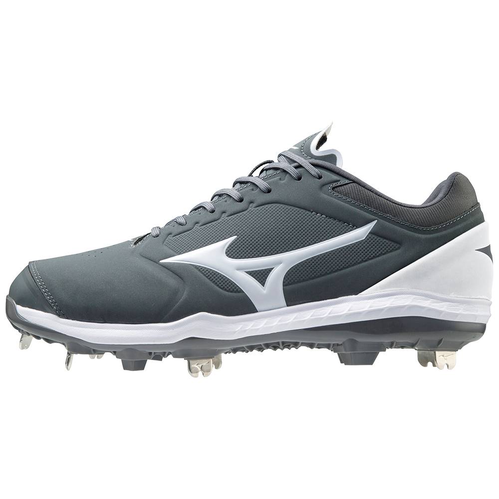 Mizuno Sweep 5 Kısa Metal - Bayan Softball Ayakkabı - Gri/Beyaz Türkiye (ZDBMCQ-830)